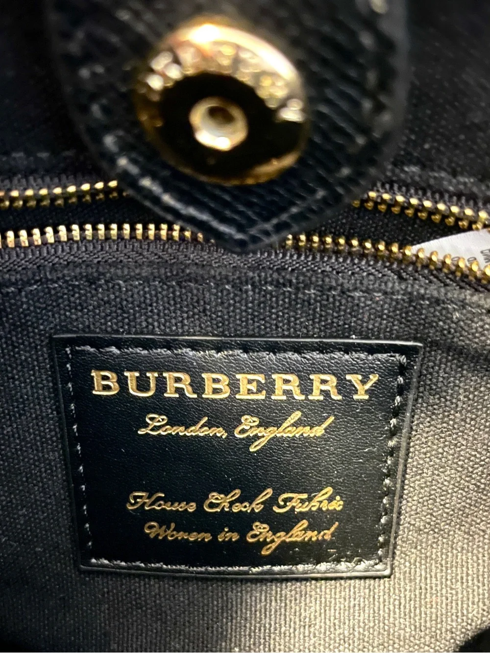 Burberry Mini Cotswolds Leather Handbag